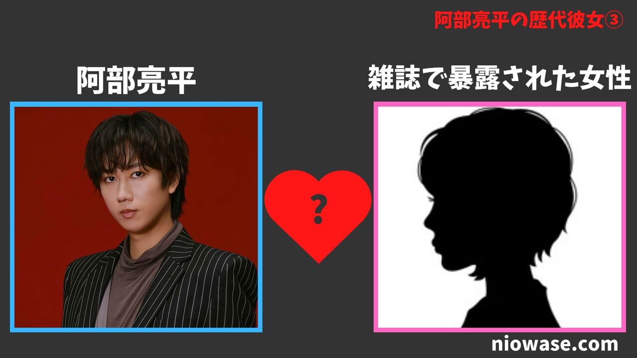 歴代彼女③雑誌で暴露された女性