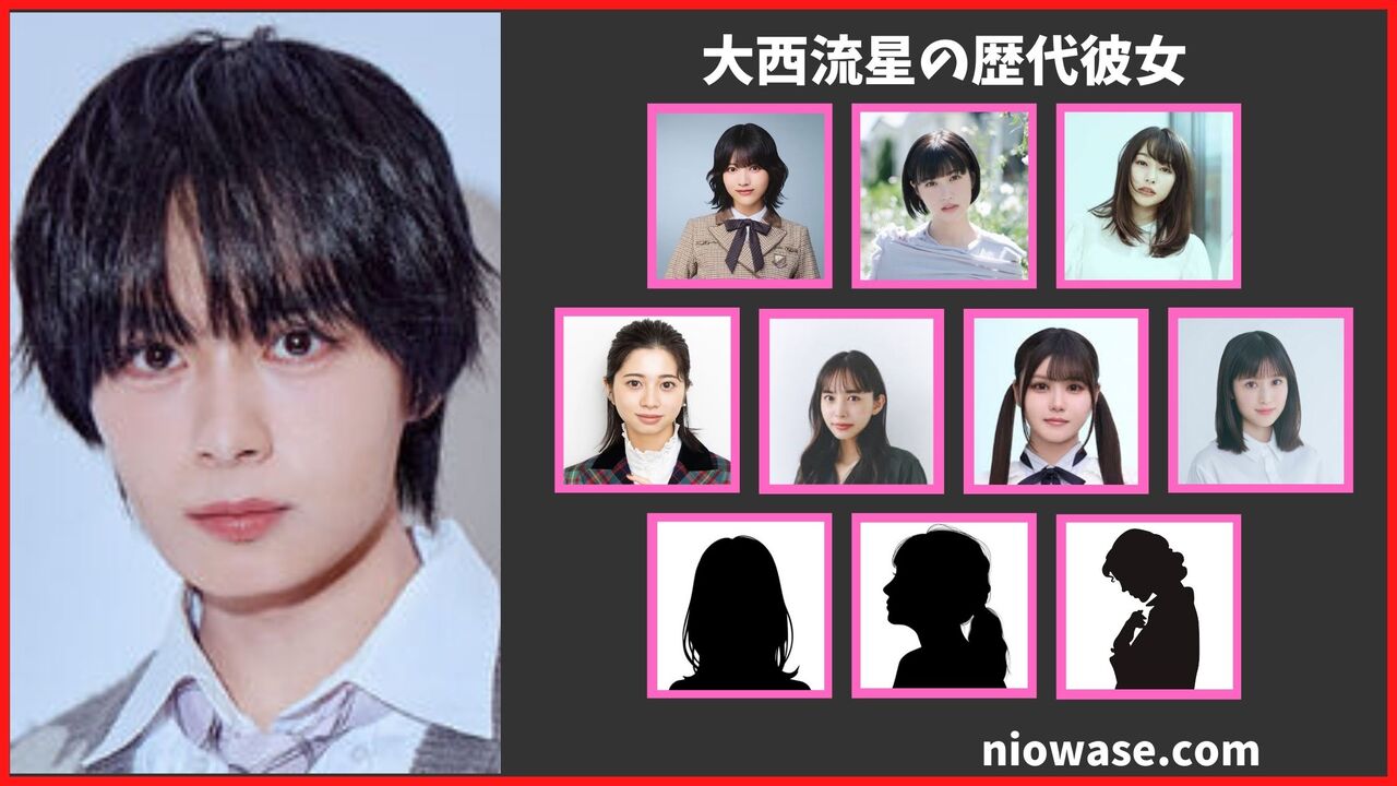 大西流星の歴代彼女まとめ！