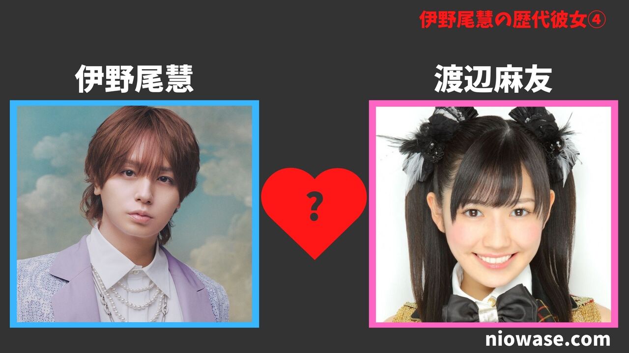 伊野尾慧の彼女の噂④:渡辺麻友(わたなべ まゆ)