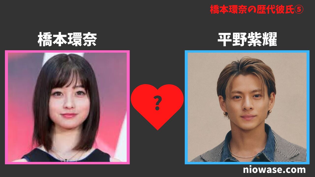 歴代彼氏⑤：平野紫耀