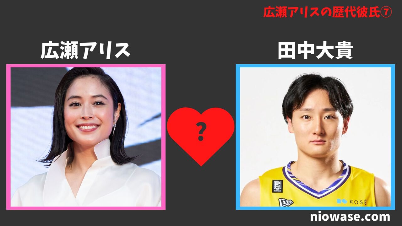 歴代彼氏⑦:田中大貴(2016年~2020年)